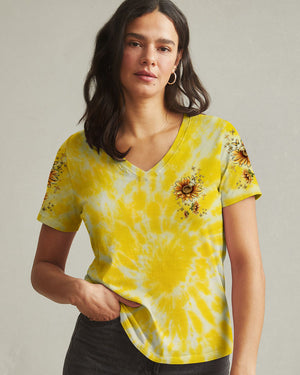 Walk By Faith Sunflower Women's All Over Print Shirt  - Tlnt0906252