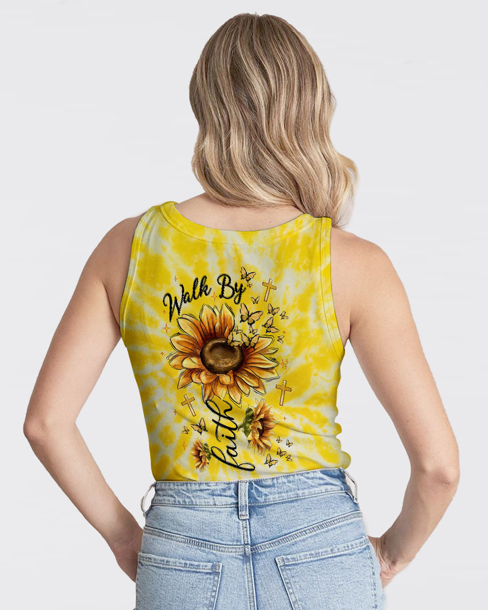 Walk By Faith Sunflower Women's All Over Print Shirt  - Tlnt0906252