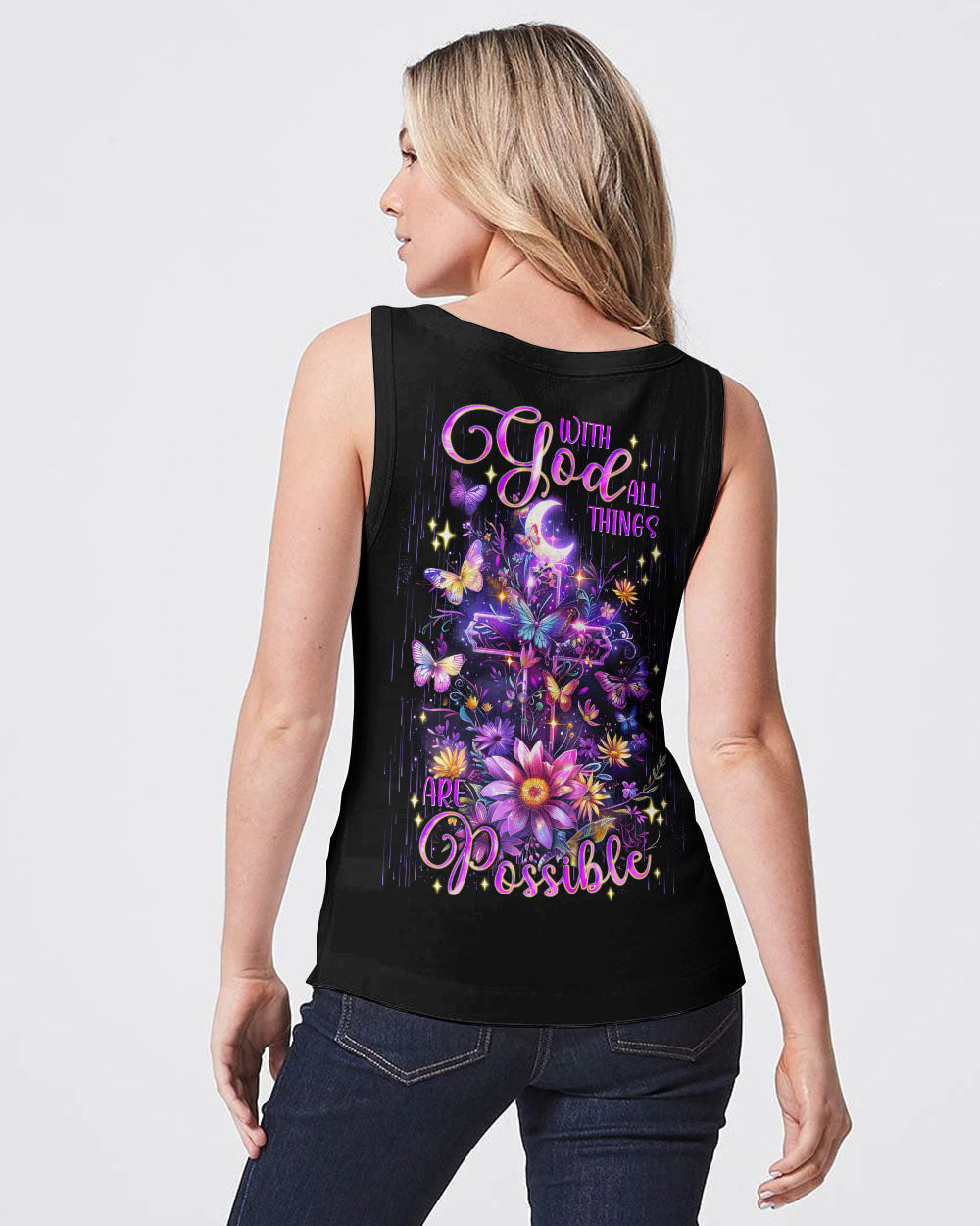 With God All Things Are Possible  Women's All Over Print Shirt - Tlnt0912244