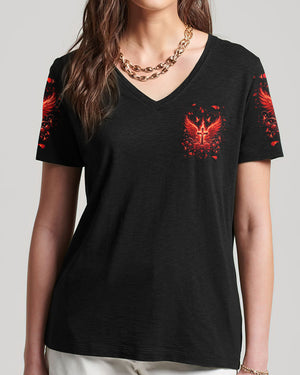 I Am The Storm Cross Wings Women's All Over Print Shirt  - Tlnt1001254