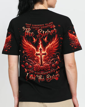 I Am The Storm Cross Wings Women's All Over Print Shirt  - Tlnt1001254