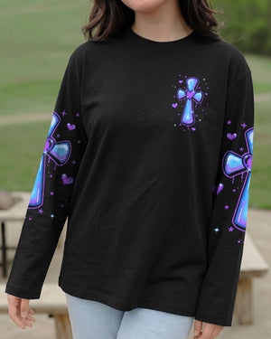 I Can Do All Things Through Christ Neon Women's All Over Print Shirt - Tlnt1007262