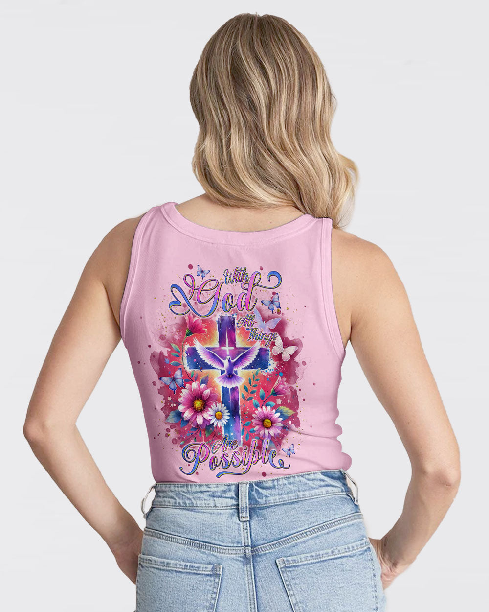 With God All Things Are Possible Women's All Over Print Shirt - Tlnt1009244