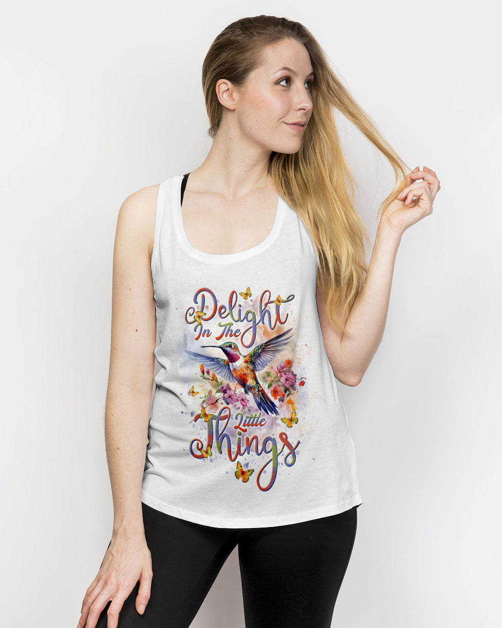 Delight In The Little Things Hummingbird Women's All Over Print Shirt - Tlnt1101243
