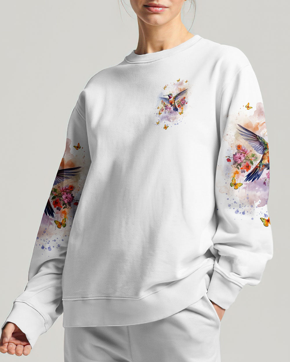 Delight In The Little Things Hummingbird Women's All Over Print Shirt - Tlnt1101243