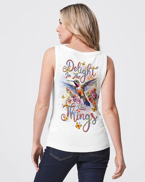 Delight In The Little Things Hummingbird Women's All Over Print Shirt - Tlnt1101243