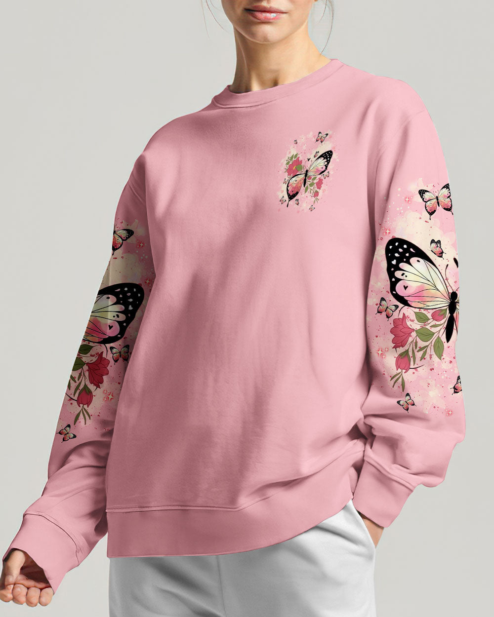 He Restores My Soul Butterfly Women's All Over Print Shirt - Tlnt1102252
