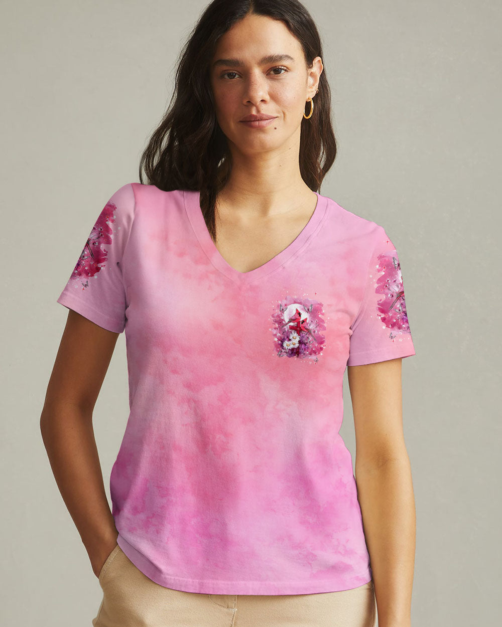 Cardinals Appear When Angels Are Near Women's All Over Print Shirt  - Tlnt1203251
