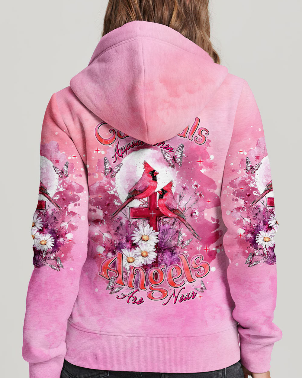 Cardinals Appear When Angels Are Near Women's All Over Print Shirt  - Tlnt1203251
