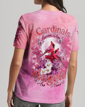 Cardinals Appear When Angels Are Near Women's All Over Print Shirt  - Tlnt1203251