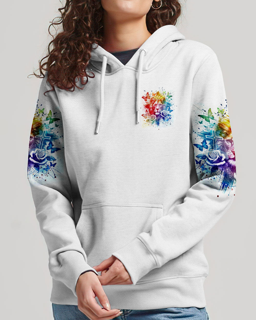 Jesus Dropped The Charges Lion Women's All Over Print Shirt - Tlnt1109245