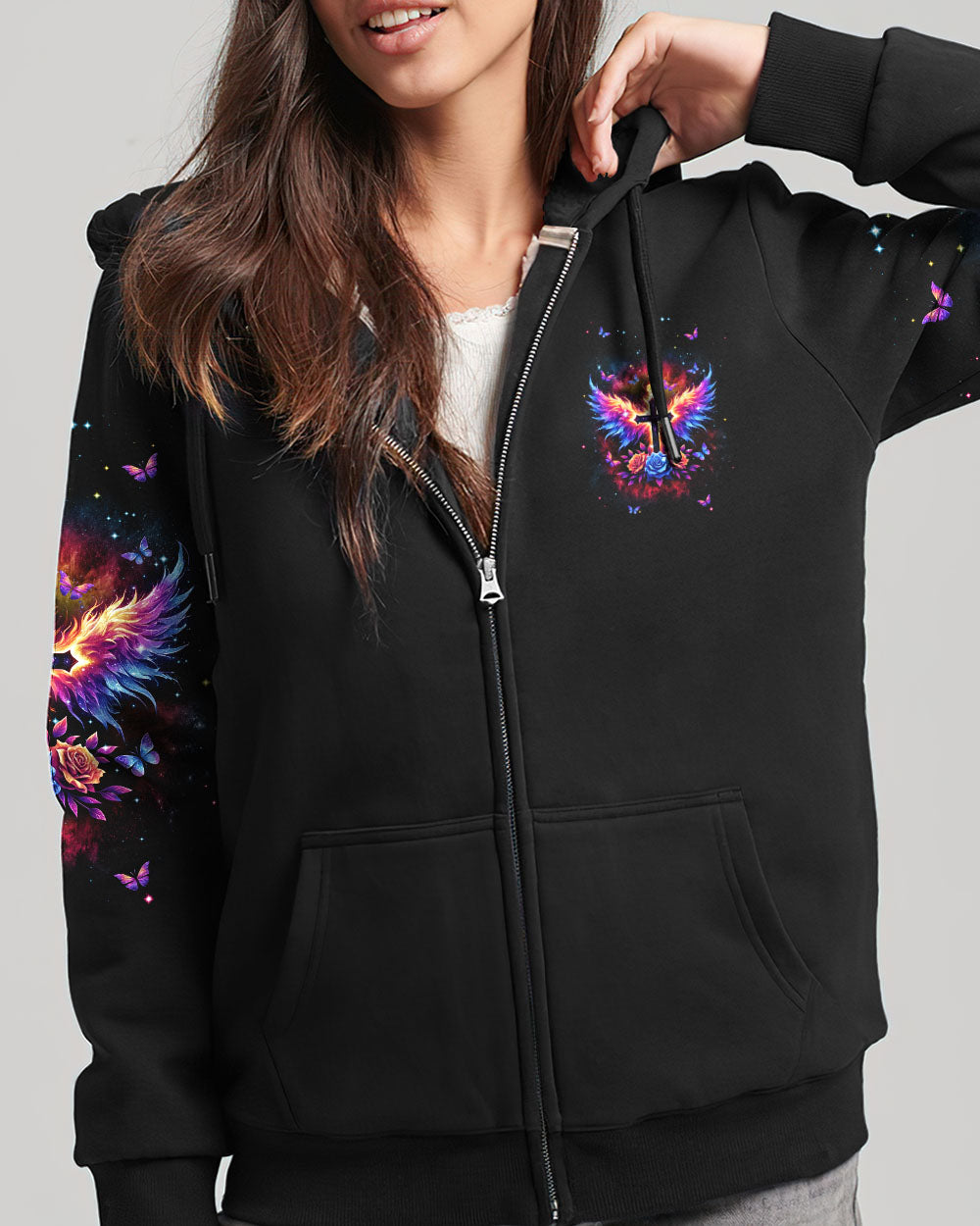 The Joy Of The Lord Cross Wings Women's All Over Print Shirt - Tlnt1206241