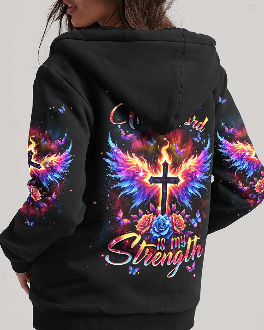 The Joy Of The Lord Cross Wings Women's All Over Print Shirt - Tlnt1206241