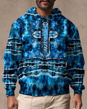Faith Cross Burst Men's All Over Print Shirt - Tlnt1206264