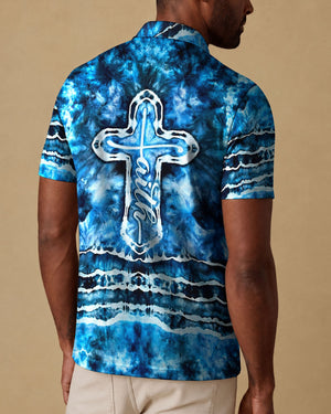 Faith Cross Burst Men's All Over Print Shirt - Tlnt1206264