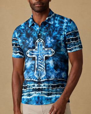 Faith Cross Burst Men's All Over Print Shirt - Tlnt1206264
