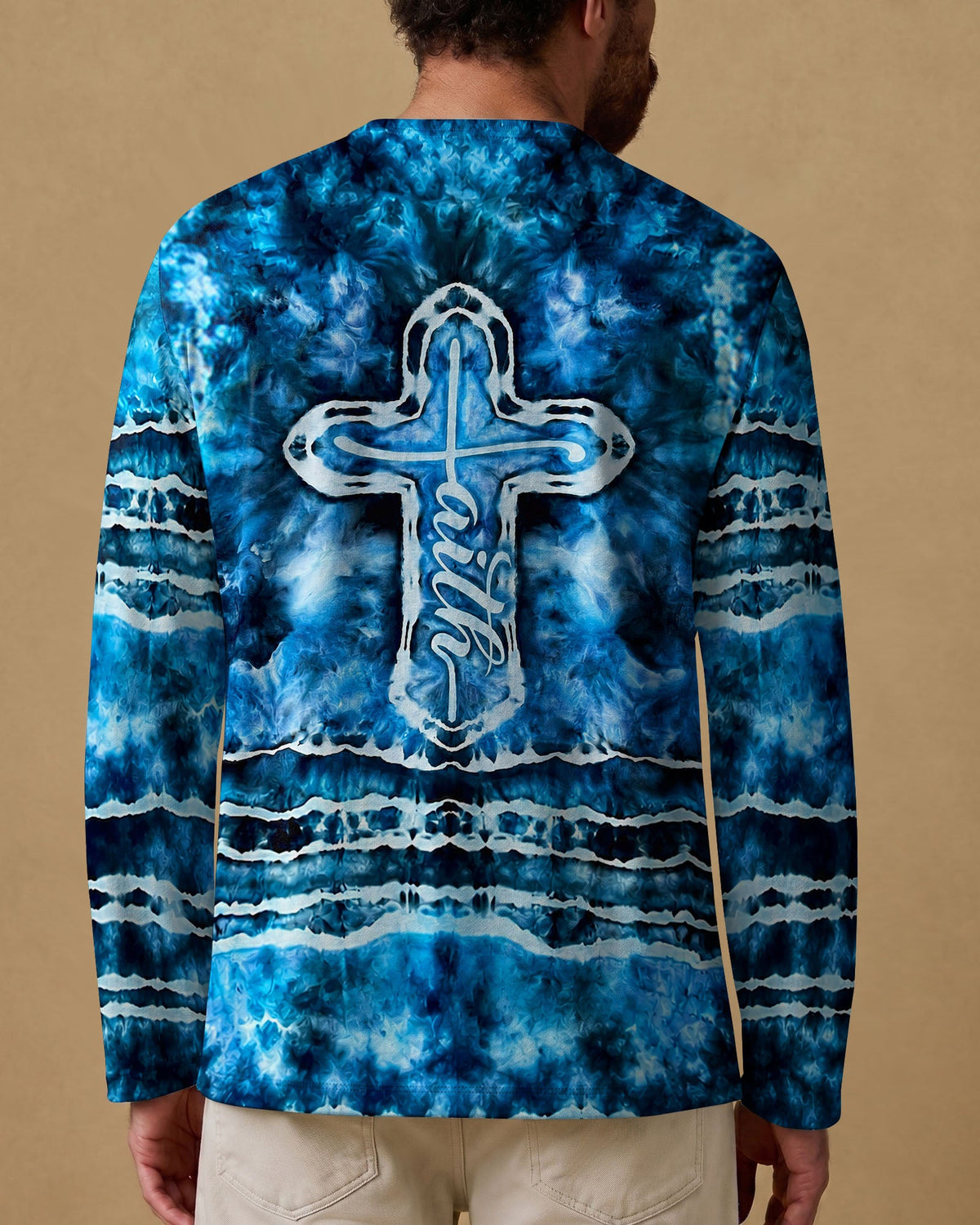 Faith Cross Burst Men's All Over Print Shirt - Tlnt1206264