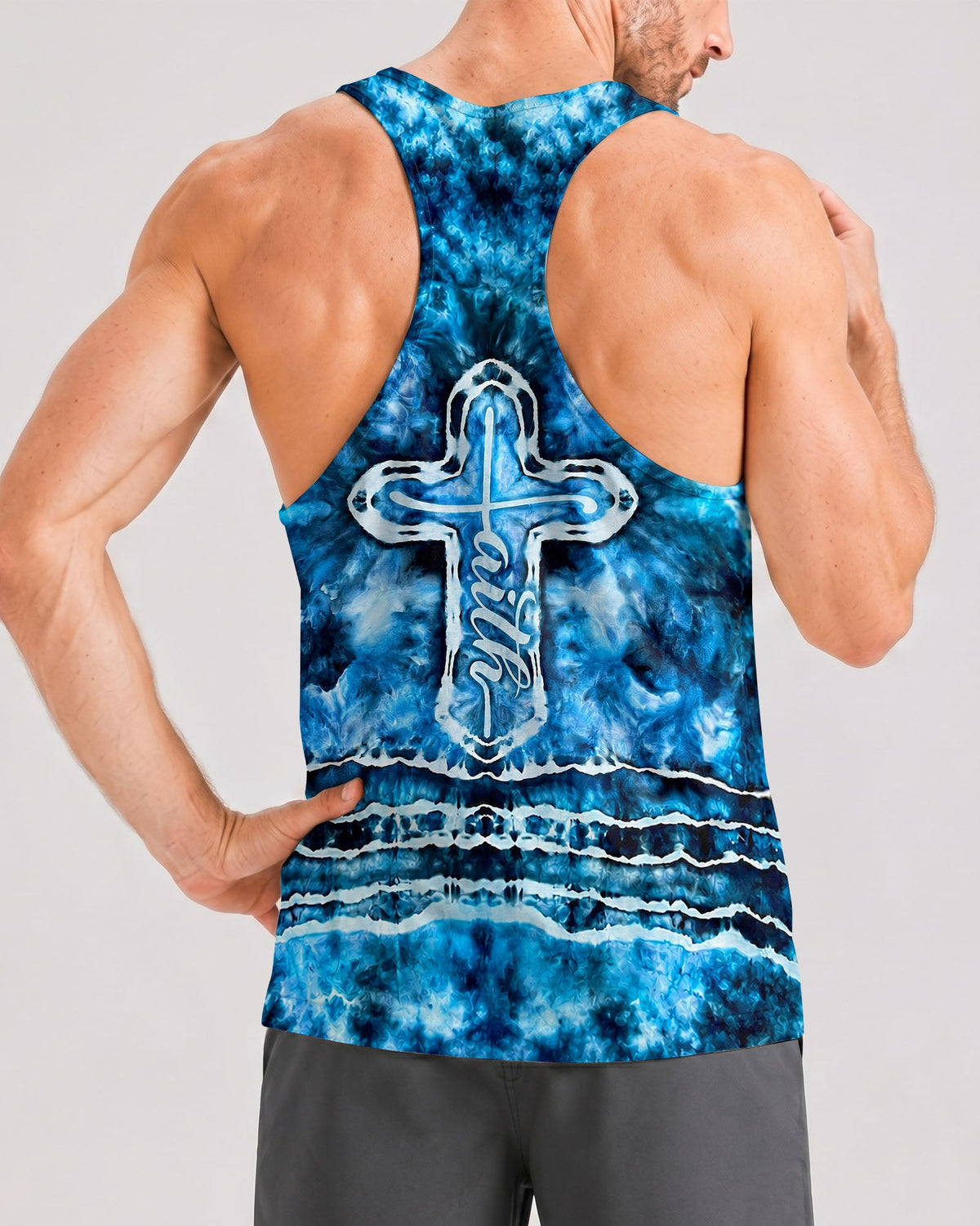 Faith Cross Burst Men's All Over Print Shirt - Tlnt1206264