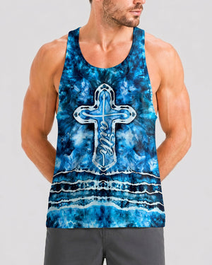 Faith Cross Burst Men's All Over Print Shirt - Tlnt1206264