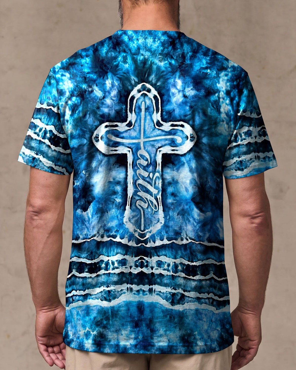 Faith Cross Burst Men's All Over Print Shirt - Tlnt1206264