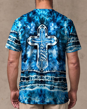 Faith Cross Burst Men's All Over Print Shirt - Tlnt1206264