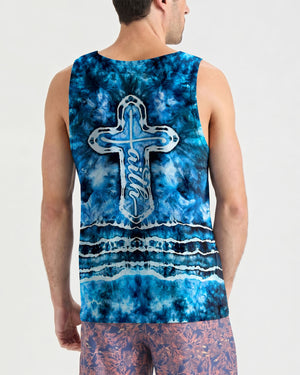 Faith Cross Burst Men's All Over Print Shirt - Tlnt1206264