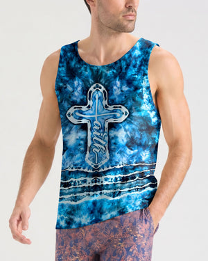 Faith Cross Burst Men's All Over Print Shirt - Tlnt1206264
