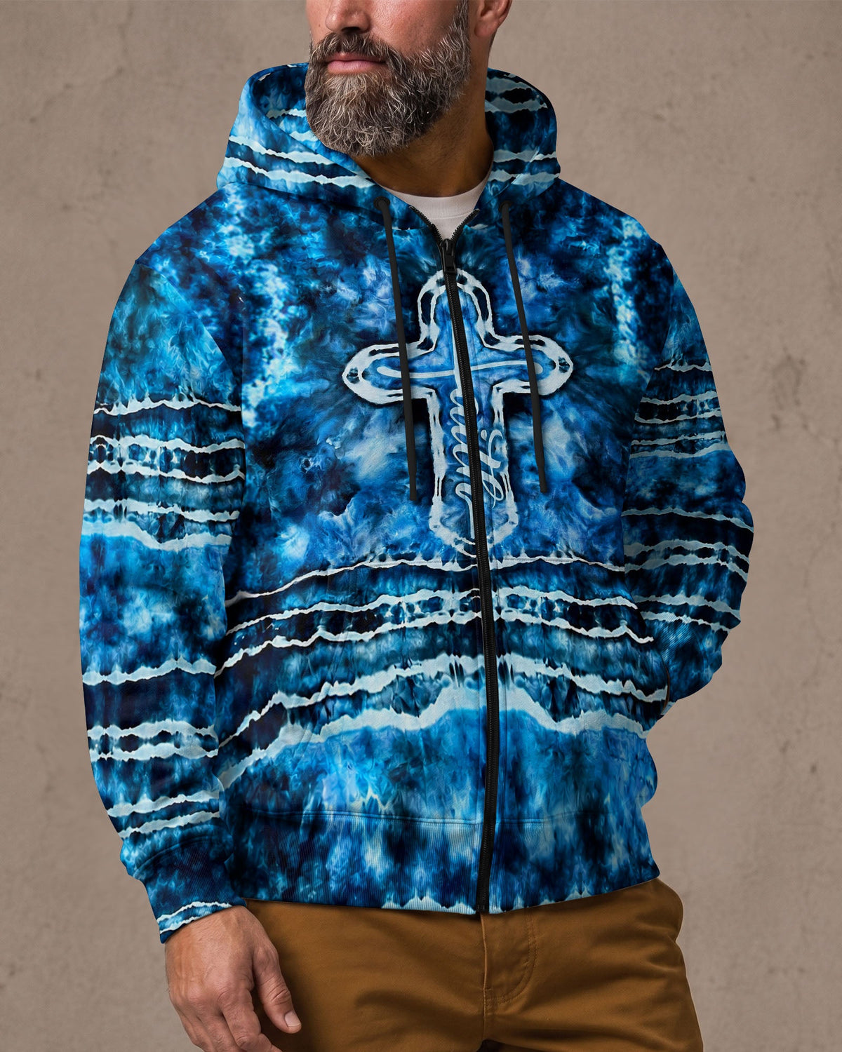 Faith Cross Burst Men's All Over Print Shirt - Tlnt1206264