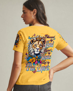 Blessed By God Lion Women's All Over Print Shirt - Tlnt1212251