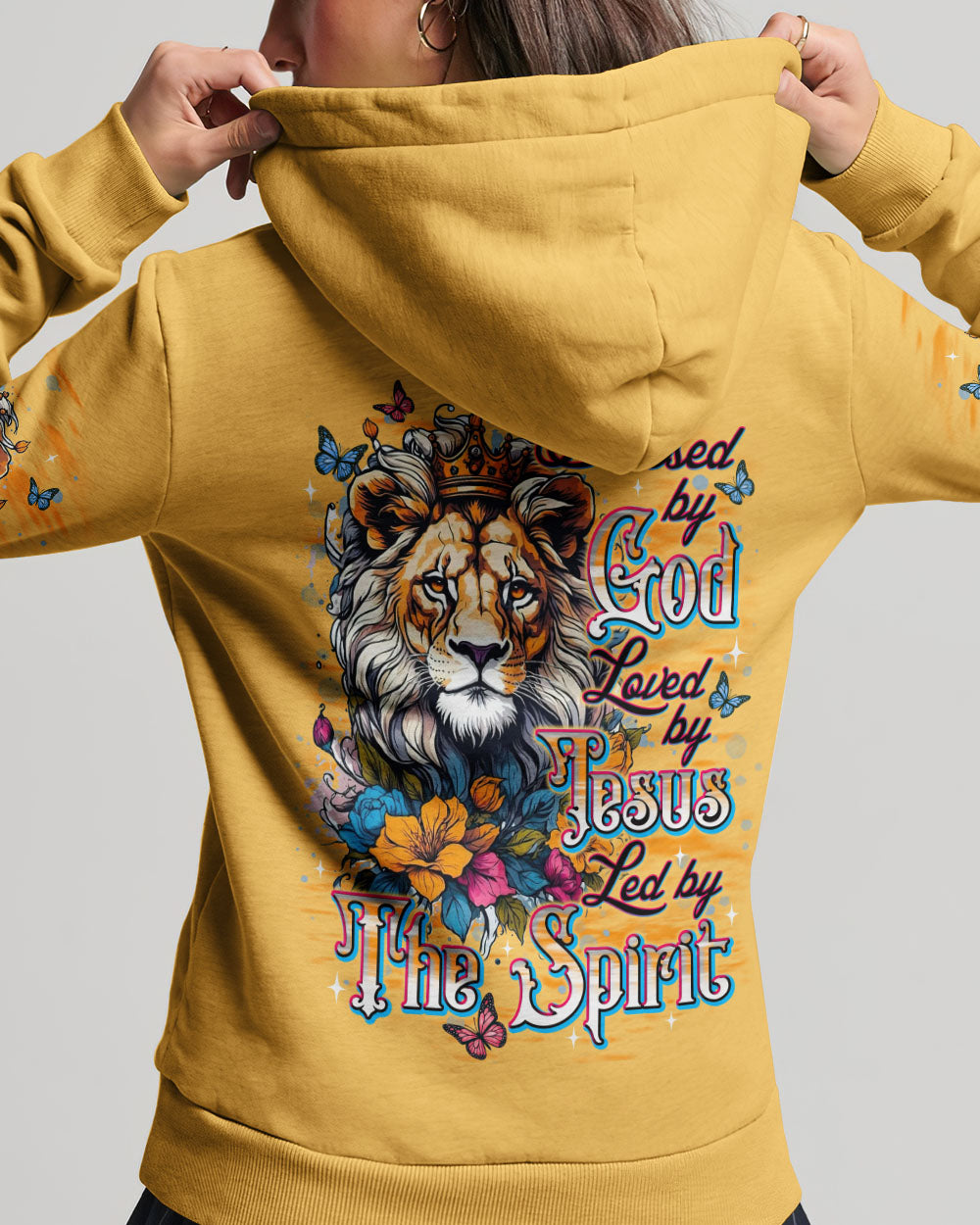 Blessed By God Lion Women's All Over Print Shirt - Tlnt1212251