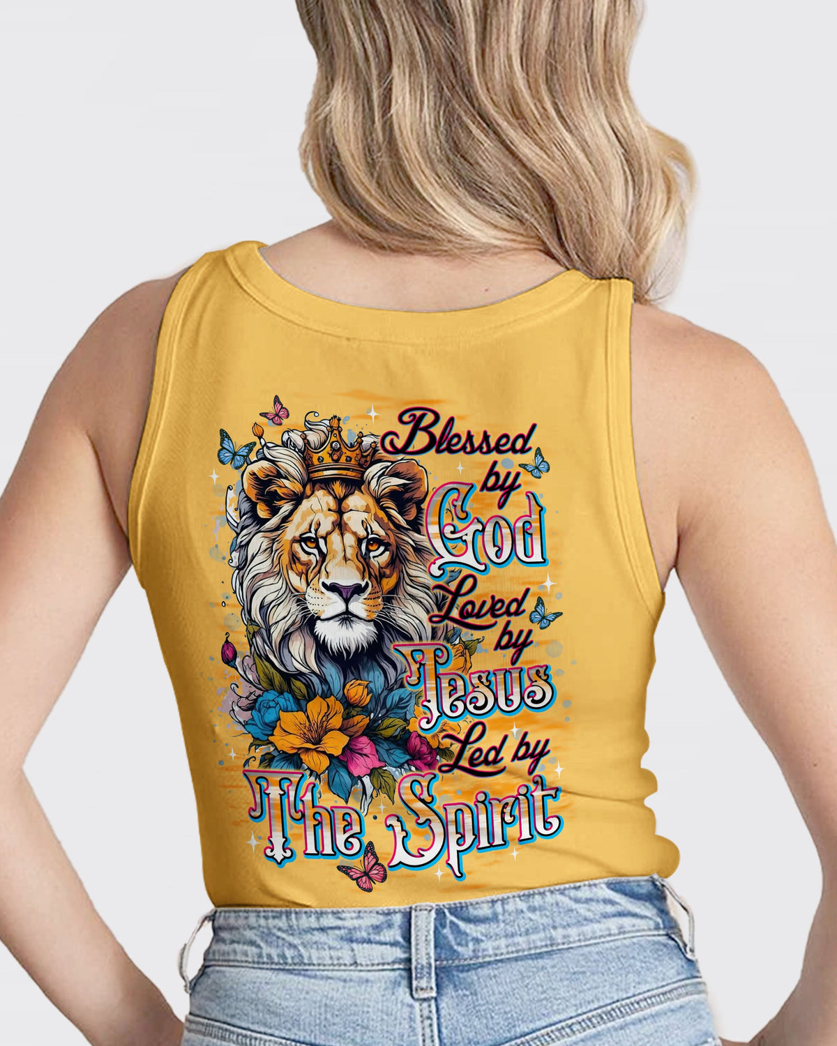 Blessed By God Lion Women's All Over Print Shirt - Tlnt1212251