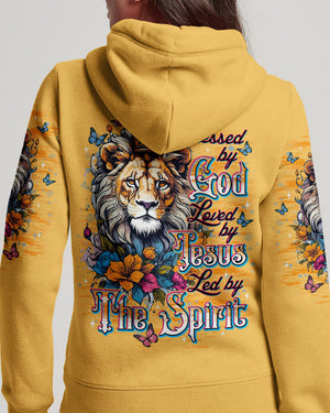 Blessed By God Lion Women's All Over Print Shirt - Tlnt1212251