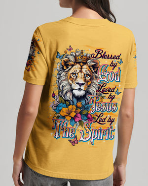 Blessed By God Lion Women's All Over Print Shirt - Tlnt1212251