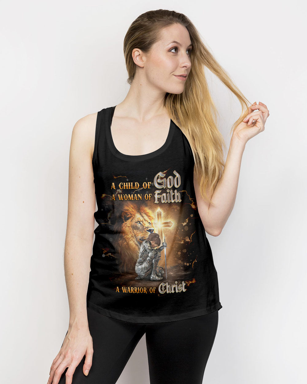A Child Of God A Woman Of Faith Women's All Over Print Shirt  - Tlnt1301253