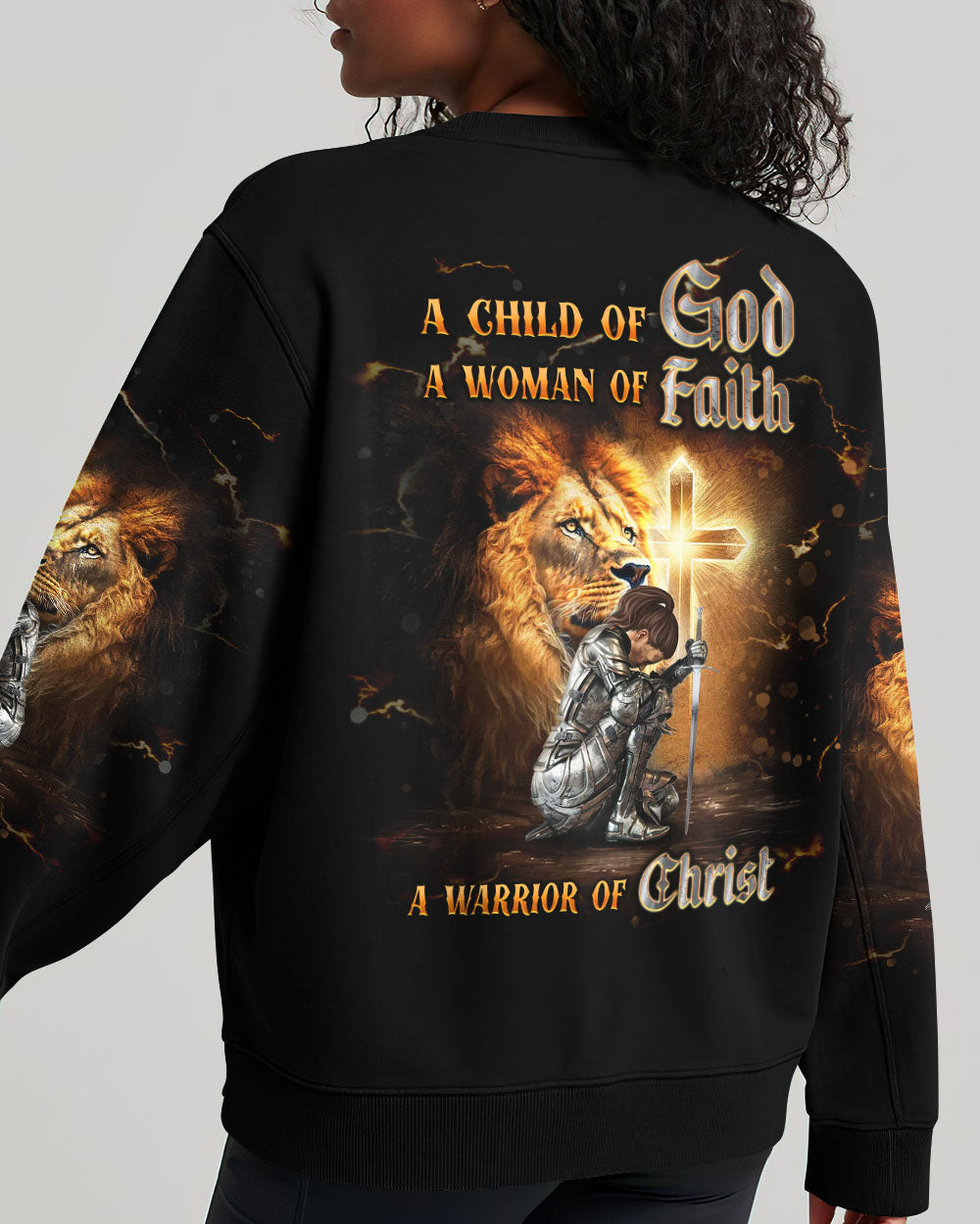 A Child Of God A Woman Of Faith Women's All Over Print Shirt  - Tlnt1301253