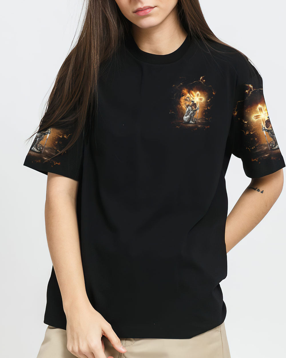 A Child Of God A Woman Of Faith Women's All Over Print Shirt  - Tlnt1301253
