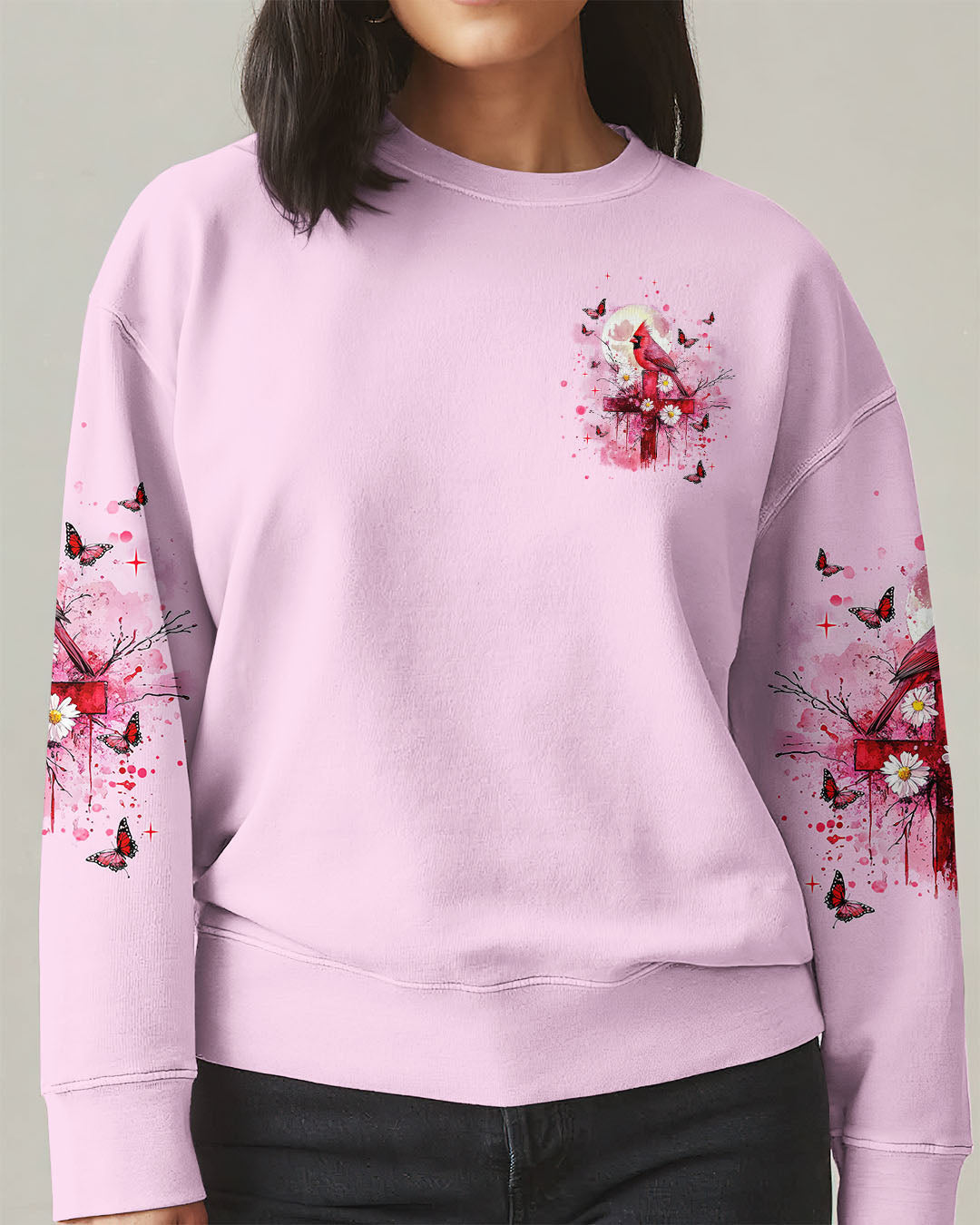 I Believe There Are Angels Among Us Cardinal Women's All Over Print Shirt    - Tlnt1303252