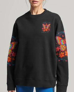 When Butterflies Appear Angels Are Near Women's All Over Print Shirt - Tlnt1411252