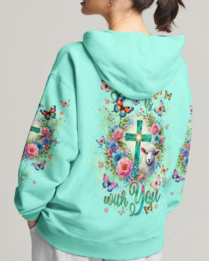 God Is With You Lamb Women's All Over Print Shirt - Tlnt1501252