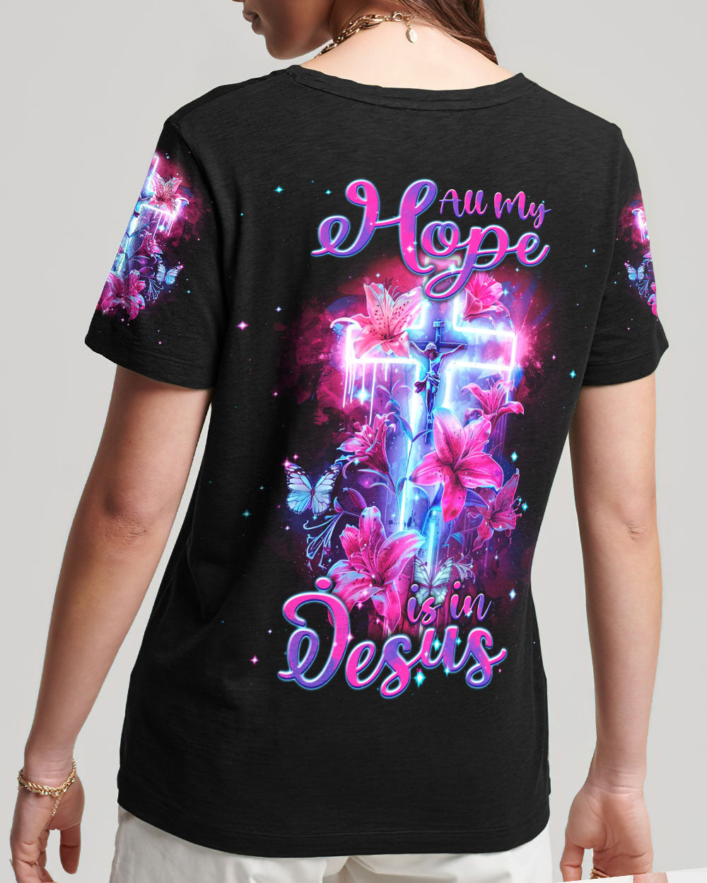 All My Hope Is In Jesus Women's All Over Print Shirt - Tlnt1503245