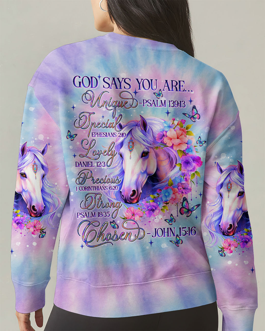 God Says You Are Horses Women's All Over Print Shirt   - Tlnt1507251