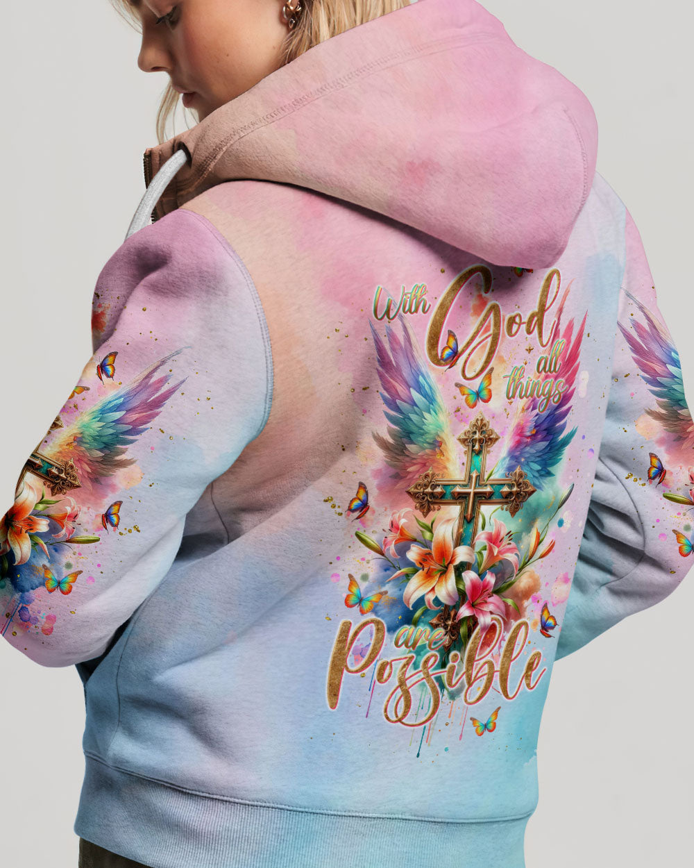 With God All Things Are Possible Women's All Over Print Shirt - Tlnt1511233
