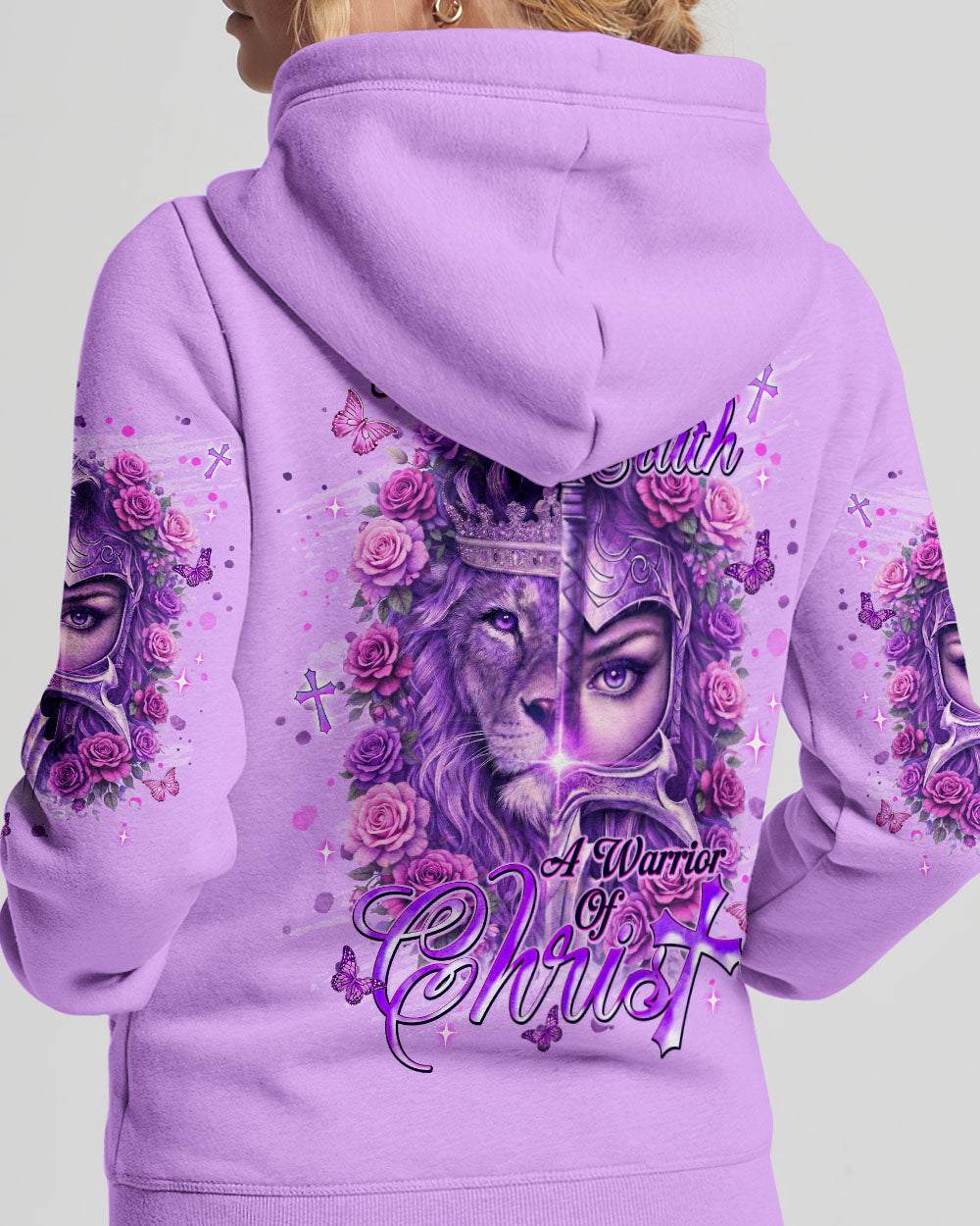 A Child Of God A Woman Of Faith Lion Warrior Women's All Over Print Shirt  - Tlnt1601261