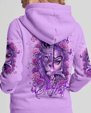 A Child Of God A Woman Of Faith Lion Warrior Women's All Over Print Shirt  - Tlnt1601261
