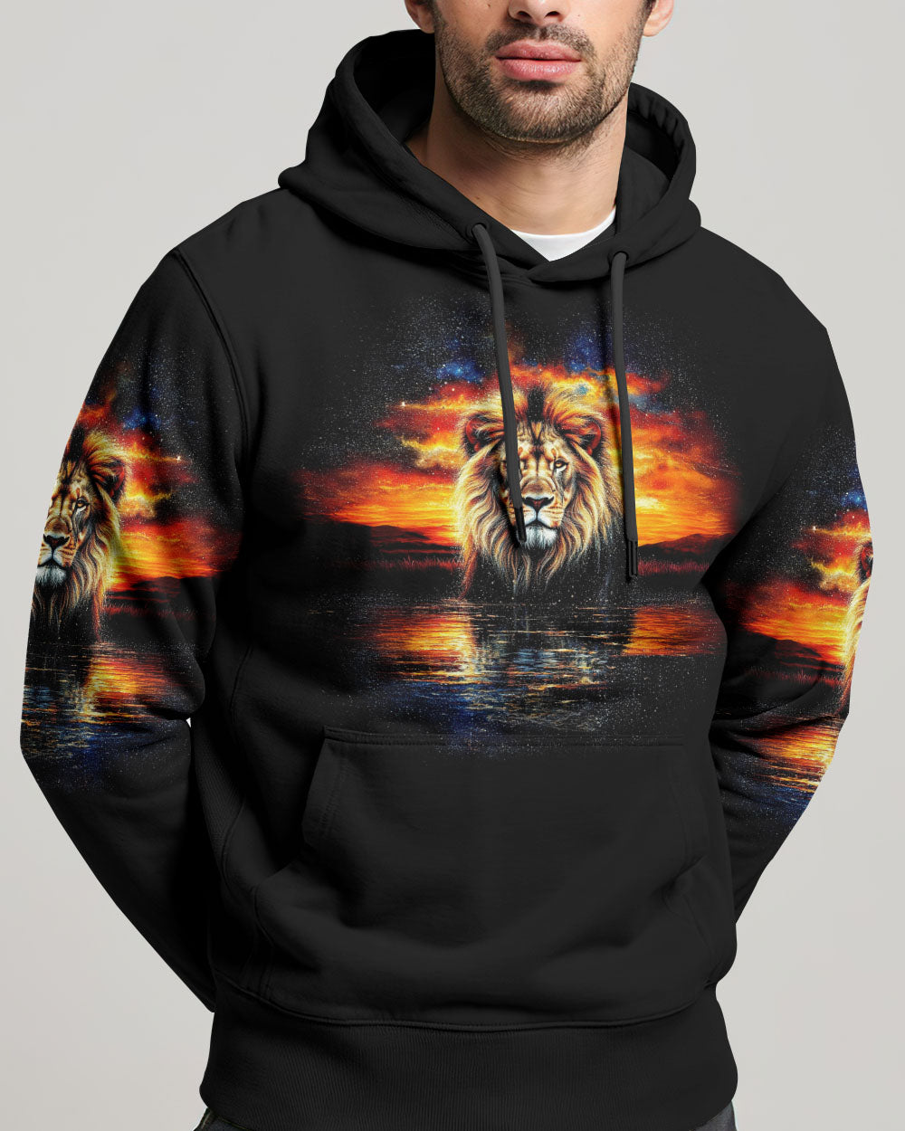 God's Grace Is Bigger Than My Sins Lion Men's All Over Print Shirt - Tlnt1609254