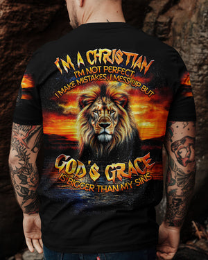 God's Grace Is Bigger Than My Sins Lion Men's All Over Print Shirt - Tlnt1609254