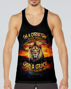 God's Grace Is Bigger Than My Sins Lion Men's All Over Print Shirt - Tlnt1609254
