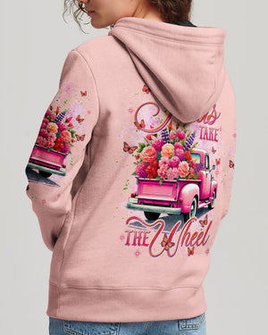 Jesus Take The Wheel Women's All Over Print Shirt - Tlnt1702252