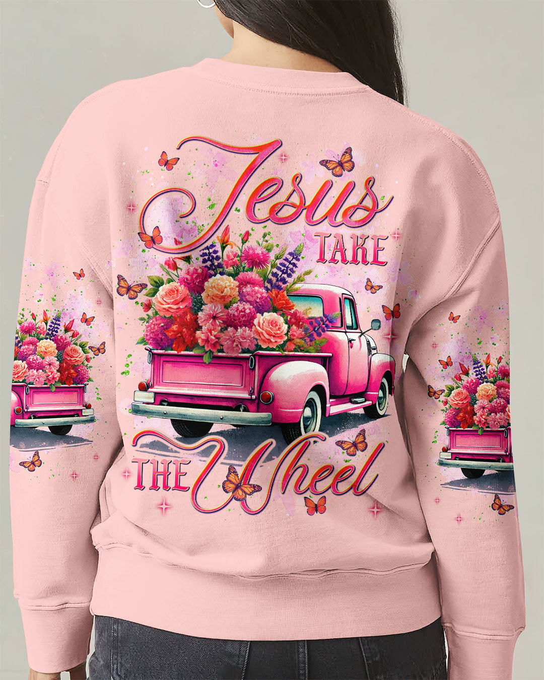 Jesus Take The Wheel Women's All Over Print Shirt - Tlnt1702252