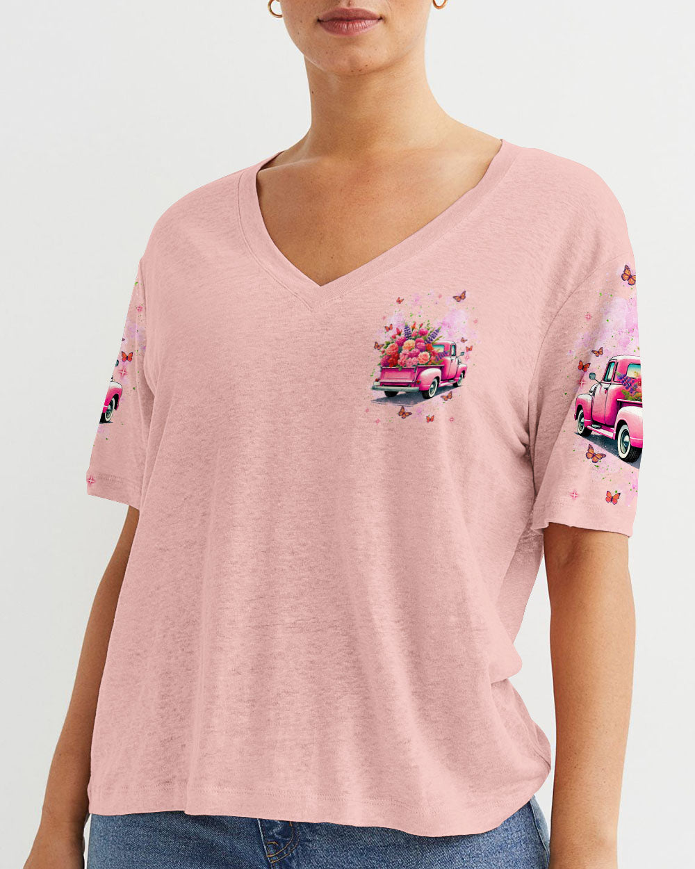 Jesus Take The Wheel Women's All Over Print Shirt - Tlnt1702252